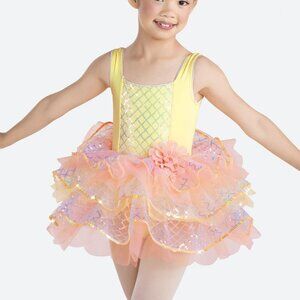 NWOT Revolution Dancewear Girl's Embraceable You Dress Dance Costume
